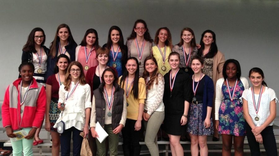 Nineteen+students+from+Convent+of+the+Sacred+Heart+received+medals+at+the+COLT+Poetry+Contest+held+on+April+26+at+Choate+Rosemary+Hall+in+Wallingford%2C+Connecticut.%0Acourtesy+of+Alison+Brett+13