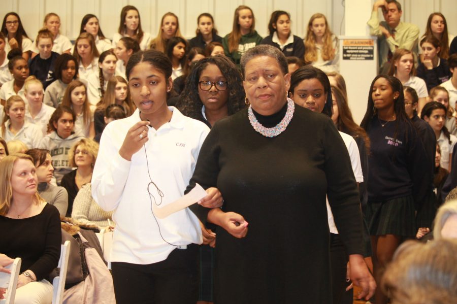 Mrs. Joanna Bland processing into the Martin Luther King Jr. prayer service.
Elisabeth Hall 18