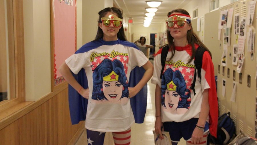 Juliette Guide 17 and Quinn Butler 17 win best dressed in their Wonder Woman costumes
Taken by Maggy Wolanske 18