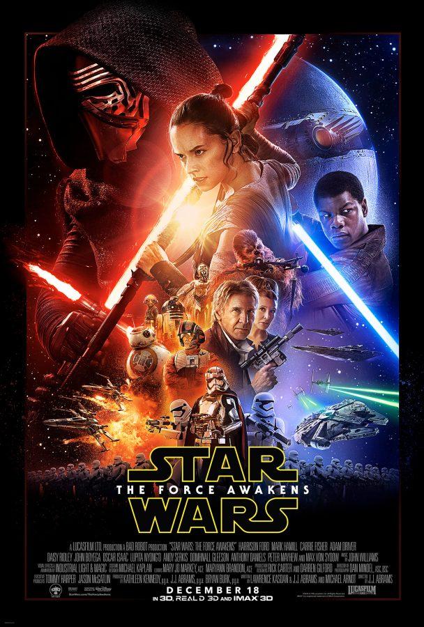 Old+and+new+characters+alike+are+the+focus+of+the+poster+for+Star+Wars%3A+The+Force+Awakens.%0ACourtesy+of+starwars.com