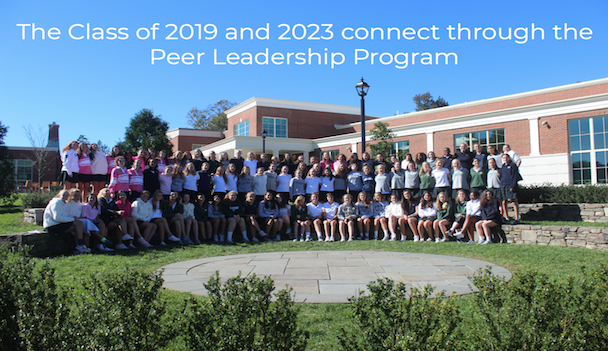 Freshmen and seniors connect through the Peer Leadership program