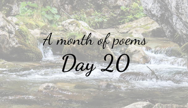 A month of poems: Day 20