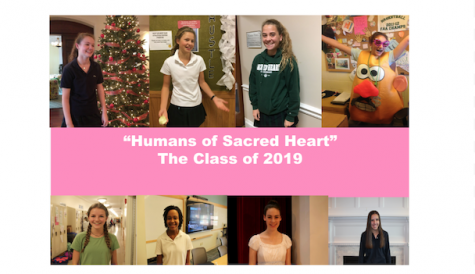 "Humans of Sacred Heart" the Class of 2019 over the years