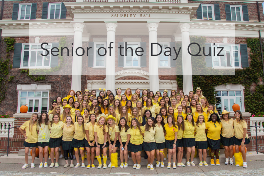 Take this quiz to see how much you remember from Senior of the Day.