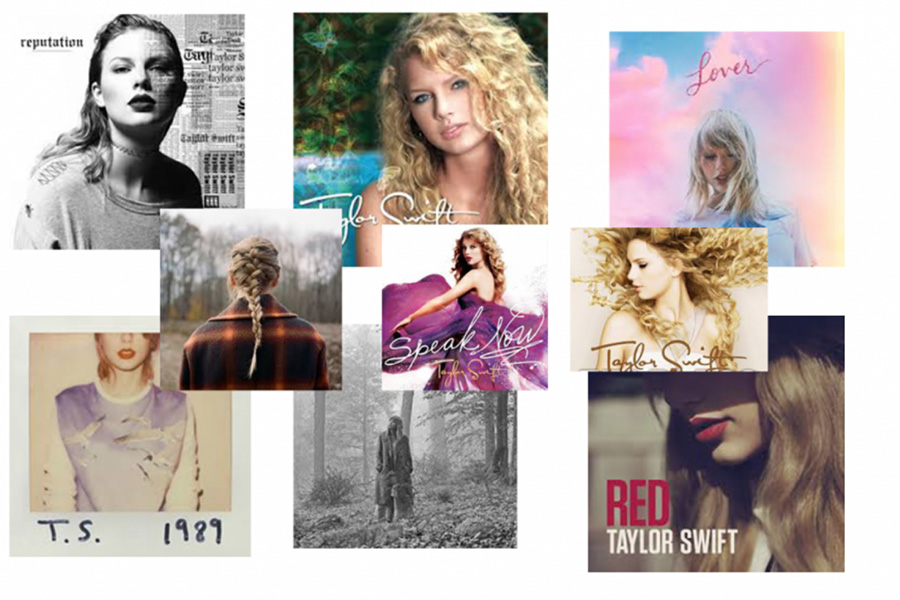 Ms. Taylor Swift released nine albums over her 14-year musical career.  