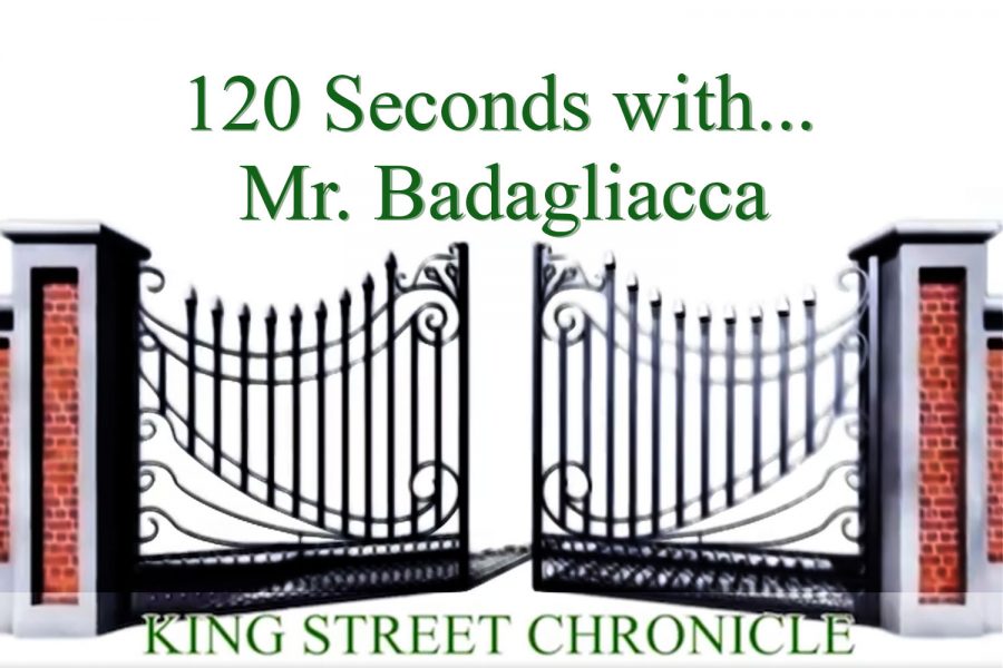120 Seconds With... Mr. Badagliacca