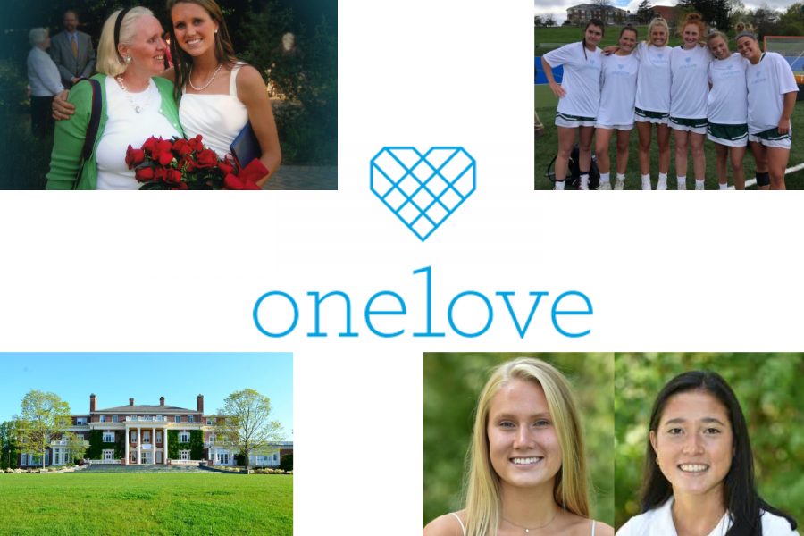 Sacred Heart students promote the message of the One Love Foundation, which aims to teach students how to love better.  