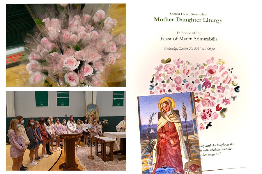 Sacred Heart Greenwich celebrated the Annual Mother Daughter Liturgy October 20 in honor of Mater Admirabilis.