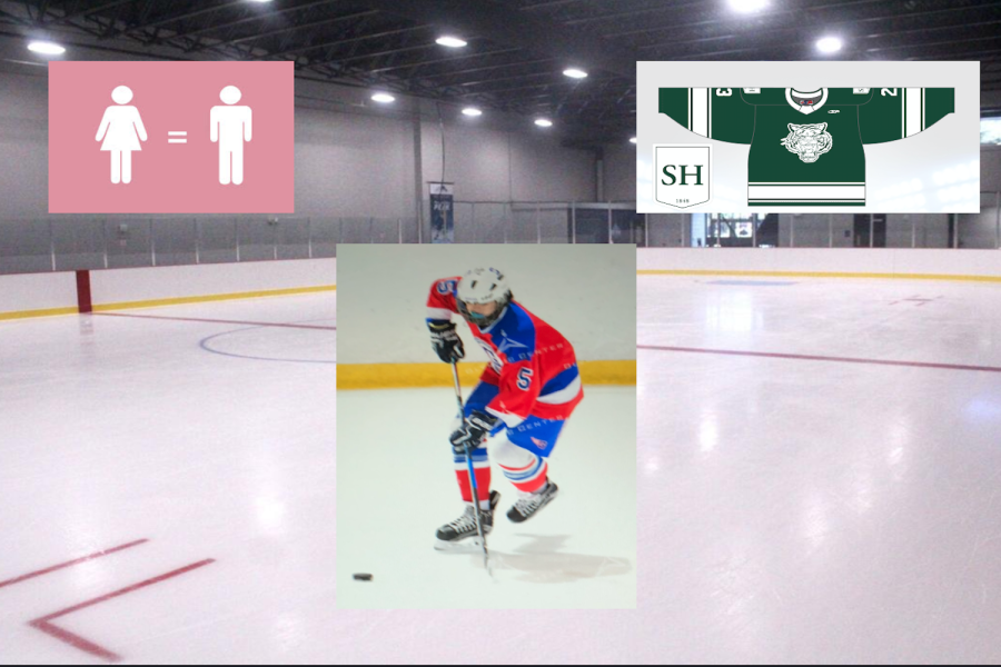 The introduction of Sacred Hearts new ice hockey team this year encourages girls to excel in the male-dominated sport. 