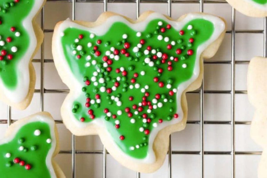 Ms. Ellen Spillanes favorite Christmas delicacy are these Christmas Tree Cookies
