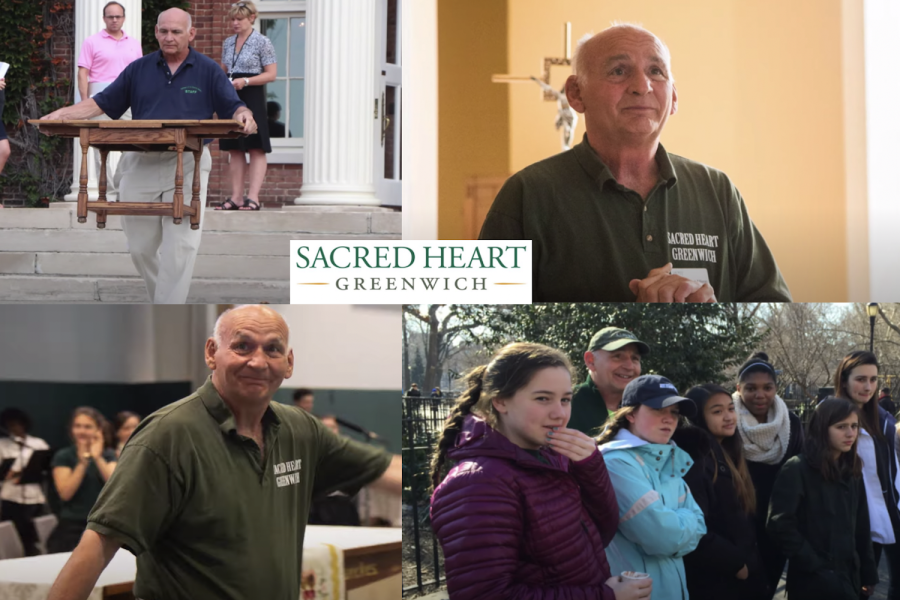 The+Sacred+Heart+community+celebrates+Mr.+Robert+Allisons+22+years+at+Sacred+Heart+Greenwich.+