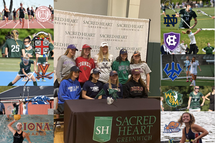 Ten seniors sign to continue their athletic careers beyond the heart
