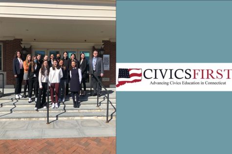 The Sacred Heart Mock Trial Team competes in the second part of the Civics First competition.
