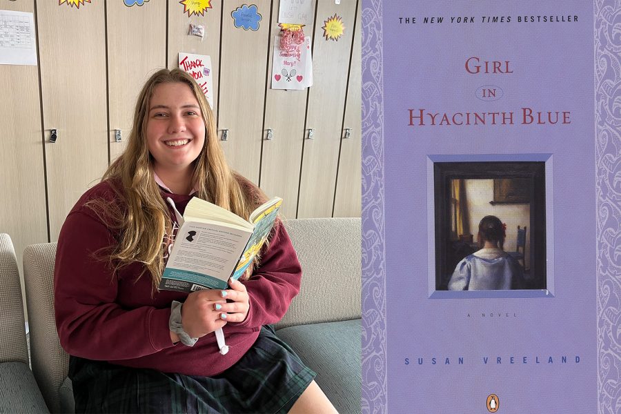 Claire explores the theme of gratitude while reading Girl in Hyacinth Blue.  