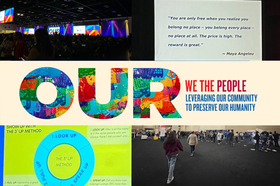 Students explore the theme of We the People at the annual Student Diversity Leadership Conference. 