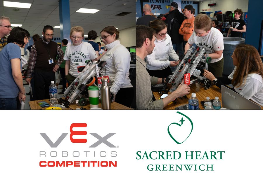 Sacred+Heart+Greenwich+students+compete+in+the+2023+VEX+Robotics+Competition.+