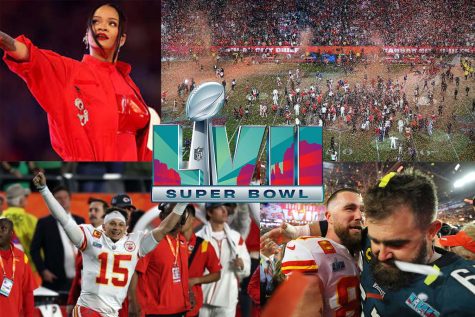 The Chiefs claim a fourth quarter victory and Rihanna performs the halftime show at Super Bowl LVII.