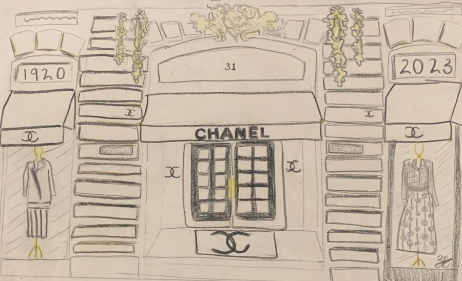The designs of Miss Chanel have inspired the lines debuted in not only the Chanel collection this past year but in many others being featured at Paris Fashion Week Fall/Winter 2023.  Zara Black 23 