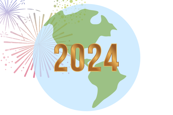 Communities around the world, from the United States to Brazil to Korea, welcome the new year.