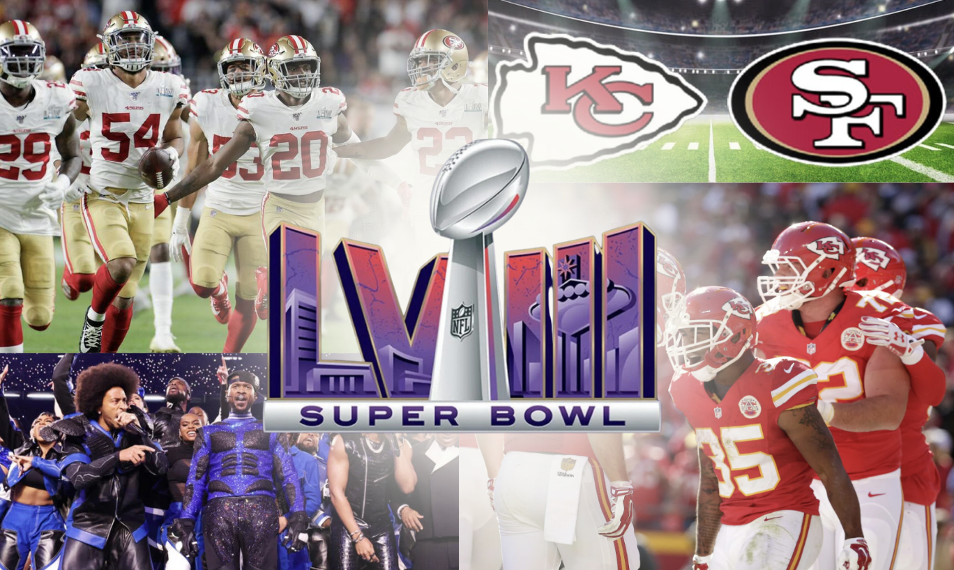 The Kansas City Chiefs and the San Fransisco 49ers face each other in the 2024 Super Bowl Championship LVII