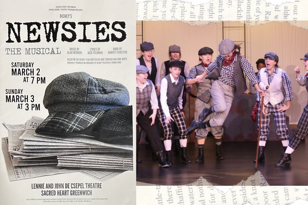 Sacred Heart Greenwichs production of Newsies portrays young newsboys and their fight to make their voices heard.