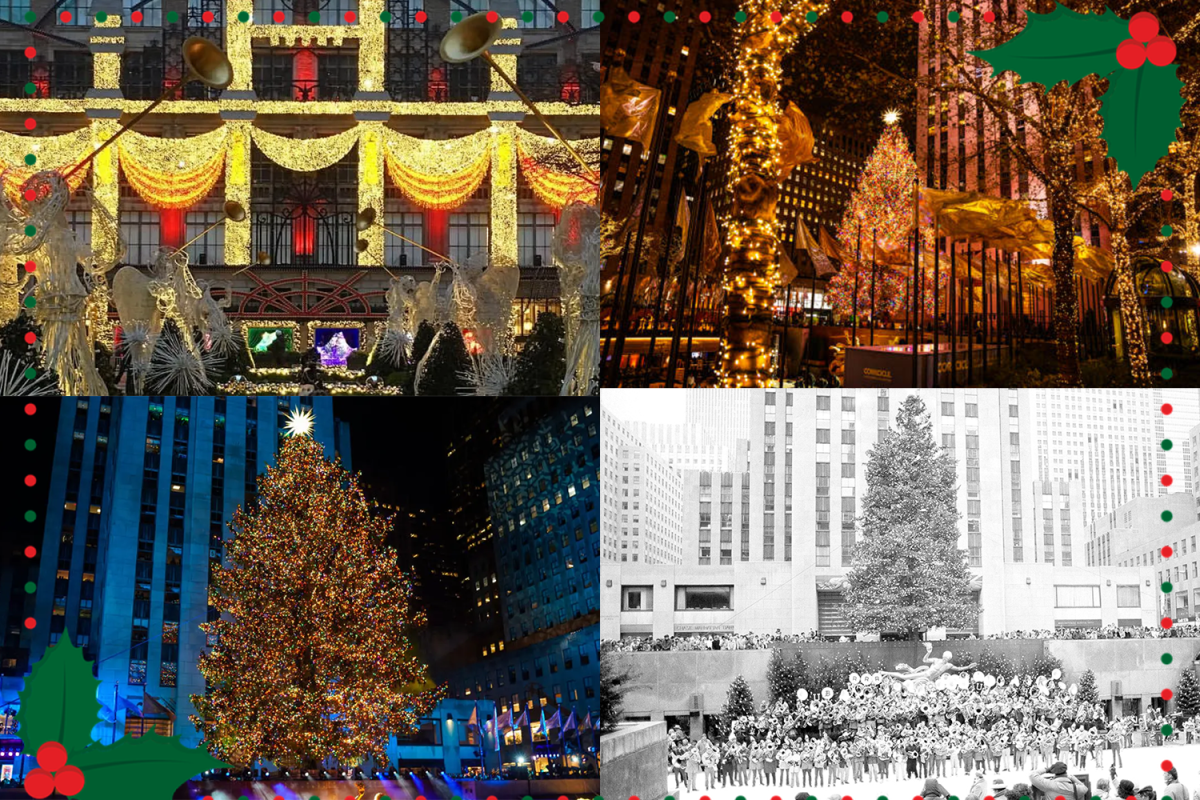 The Rockefeller Center Christmas Tree lights up Decemeber 4, ringing in New York City's holiday season.