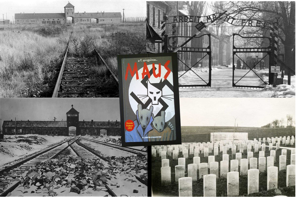 Novels, such as Maus, and museums, such as Aushwitz-Birkenau, honor survivors and commemorate victims on Holocaust Remembrance Day.