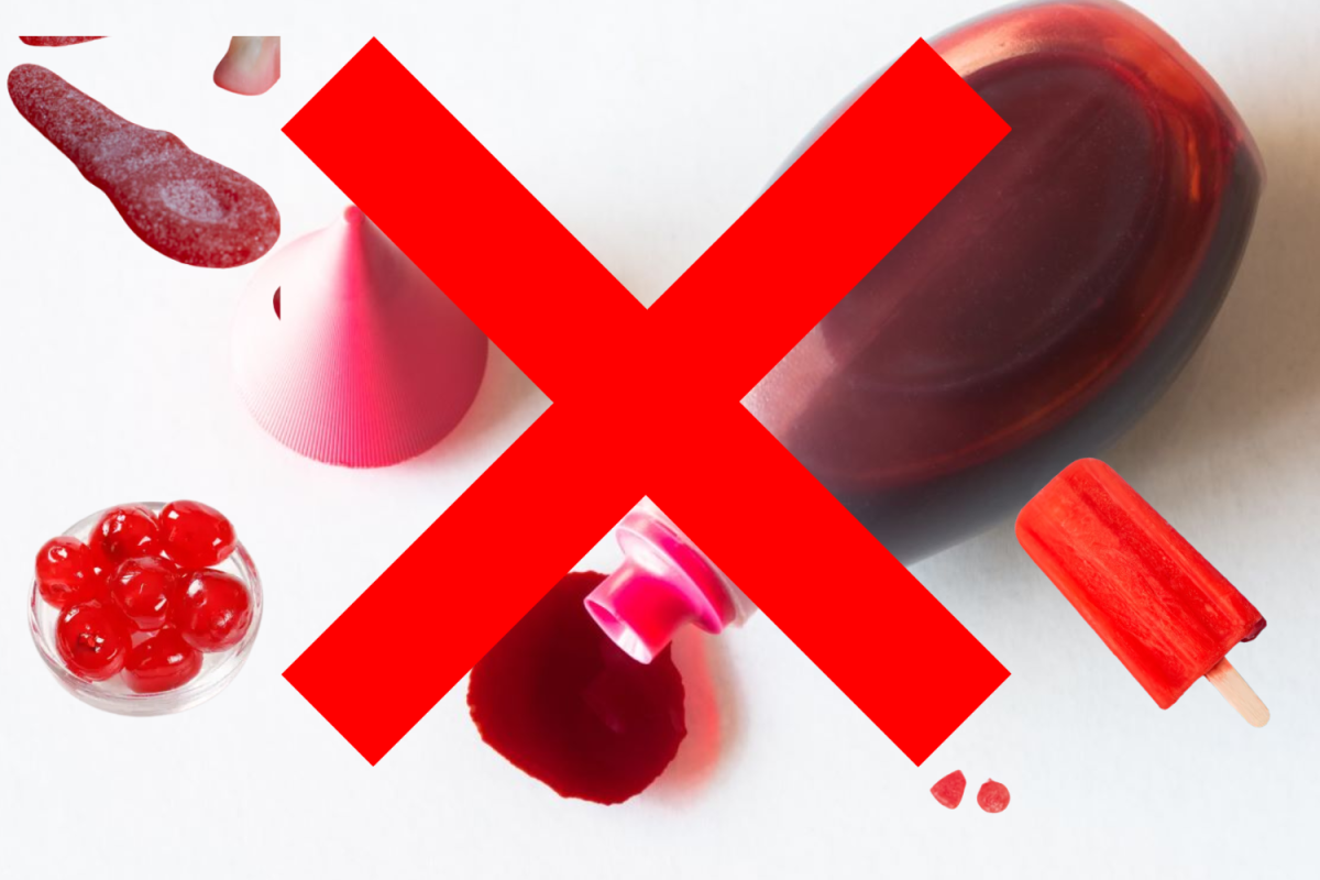 The bold hue of Red Dye three leads many to question its past use in food and beauty products.