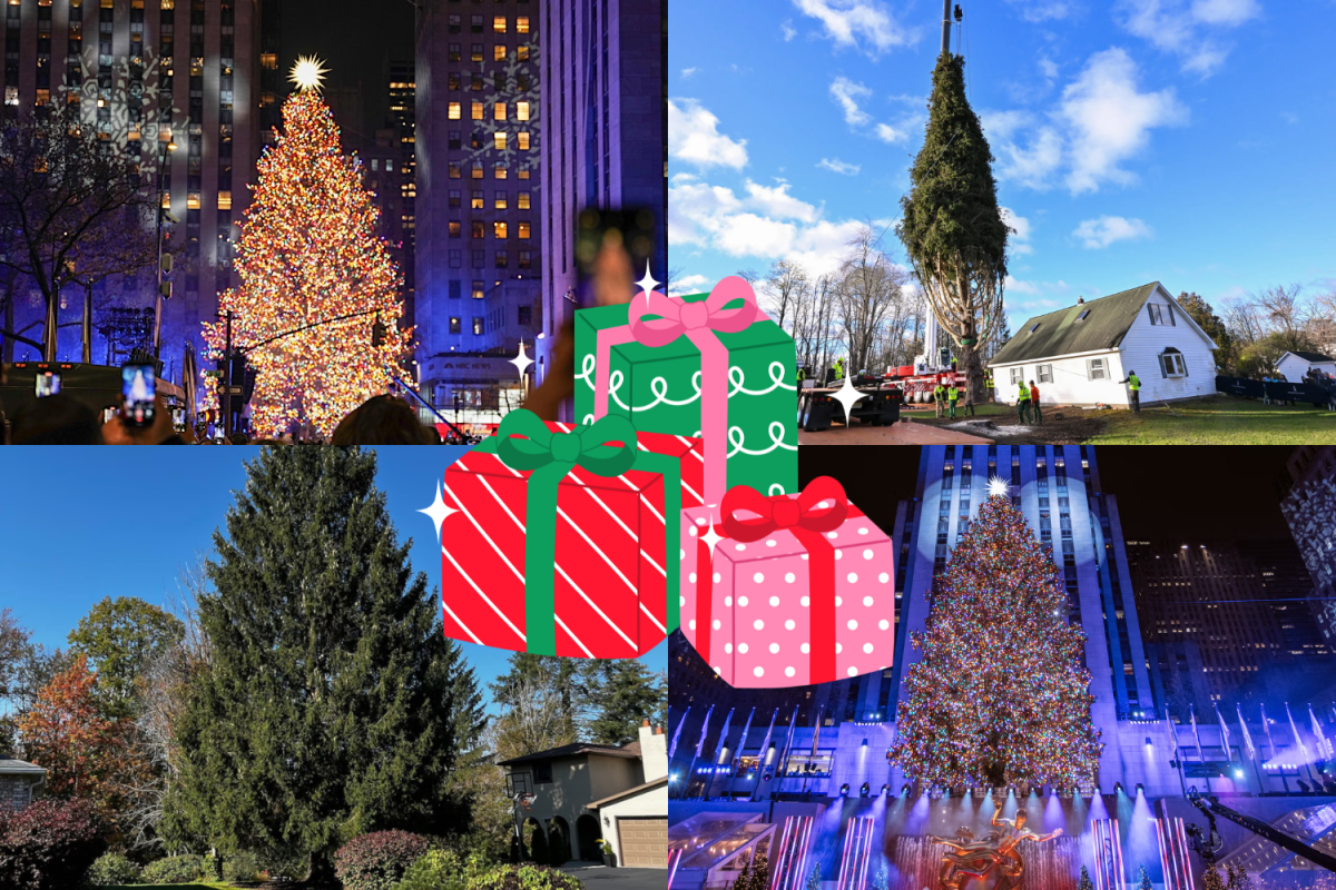 The Rockefeller Center Christmas tree rings in the holiday season.