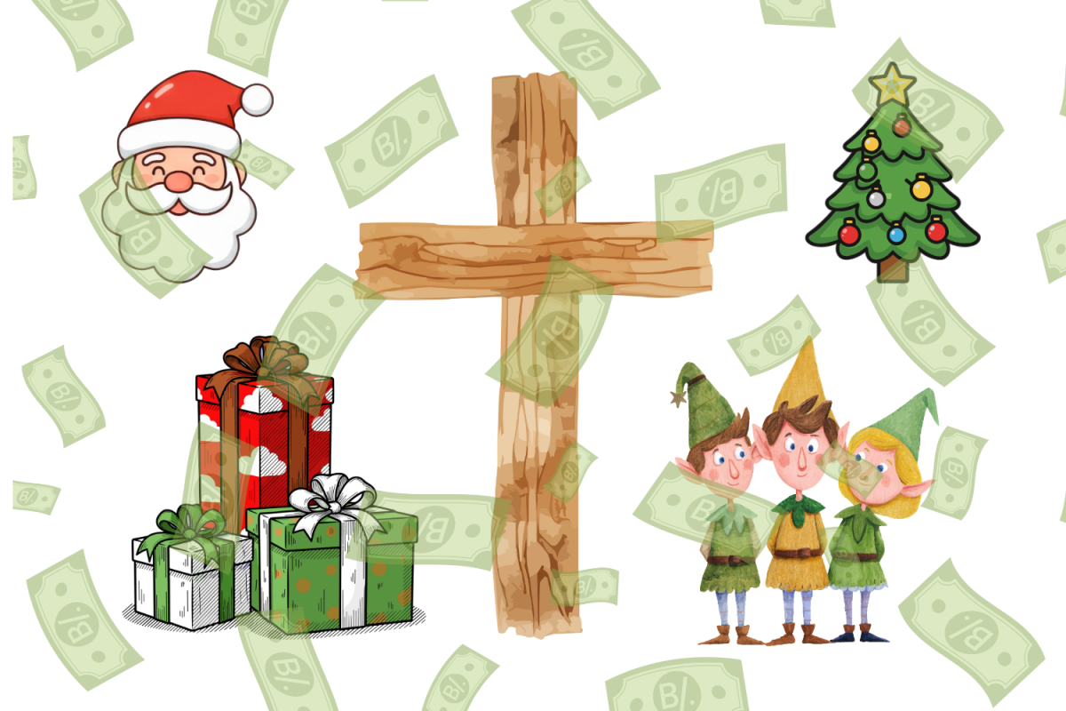 Commercializing goods in America takes over true meaning of Christmas.