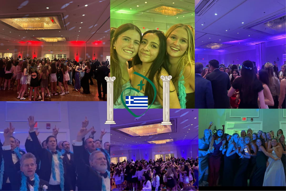 Upper School students gather to celebrate the annual Father-Daughter Dinner Dance.