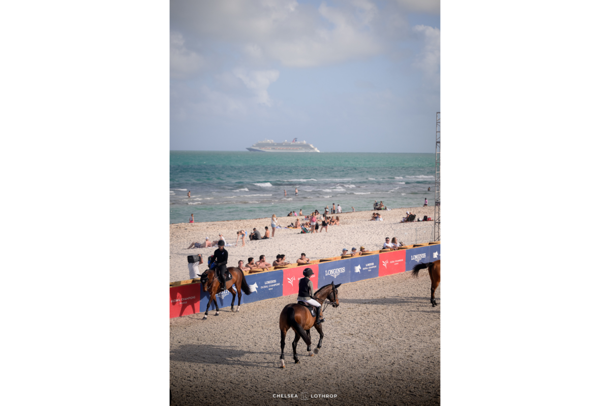 "Where the sea meets the saddle" Gray Neville '27