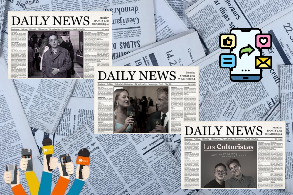 Influencers infiltrate the field of entertainment journalism.  