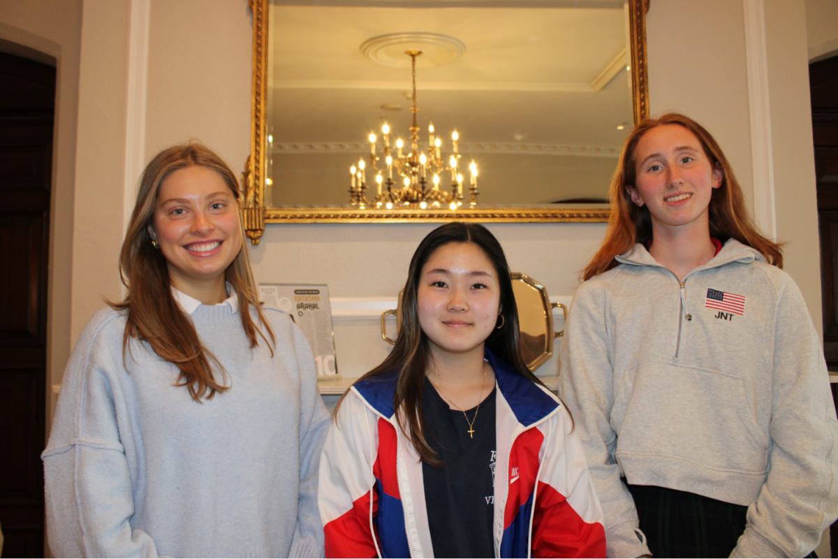 “Humans of Sacred Heart” – Arianna Chin '26, Clare Junius '26, and Lexi Parsons '26